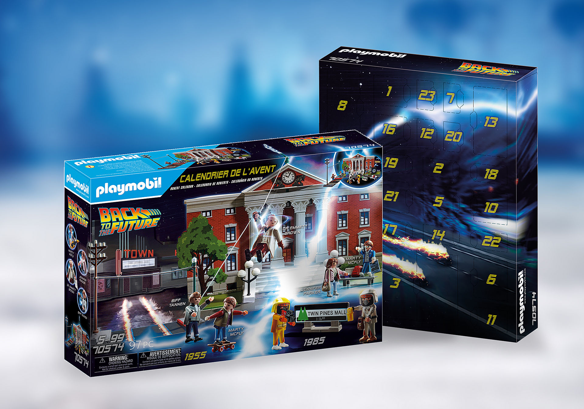 Back to the Future Advent Calendar 70574 PLAYMOBIL® Canada Back To The Future Advent Calendar